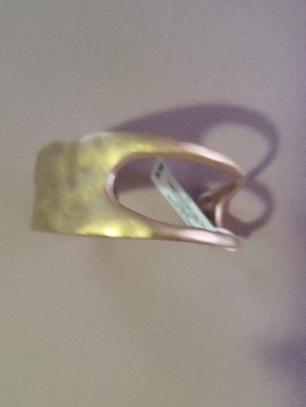 Style & Co. Gold Sculpted Open Cuff Bracelet - Picture 6 of 7
